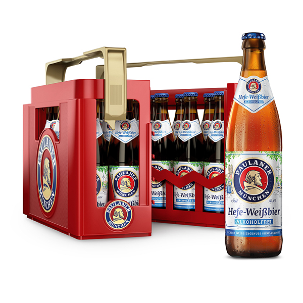 Paulaner Hefe-Weißbier alkoholfrei 20 x 0,5 l (Glas)