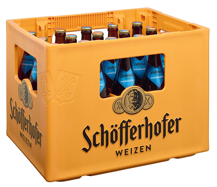 Schöfferhofer Weizen alkoholfrei 20 x 0,5 l (Glas)
