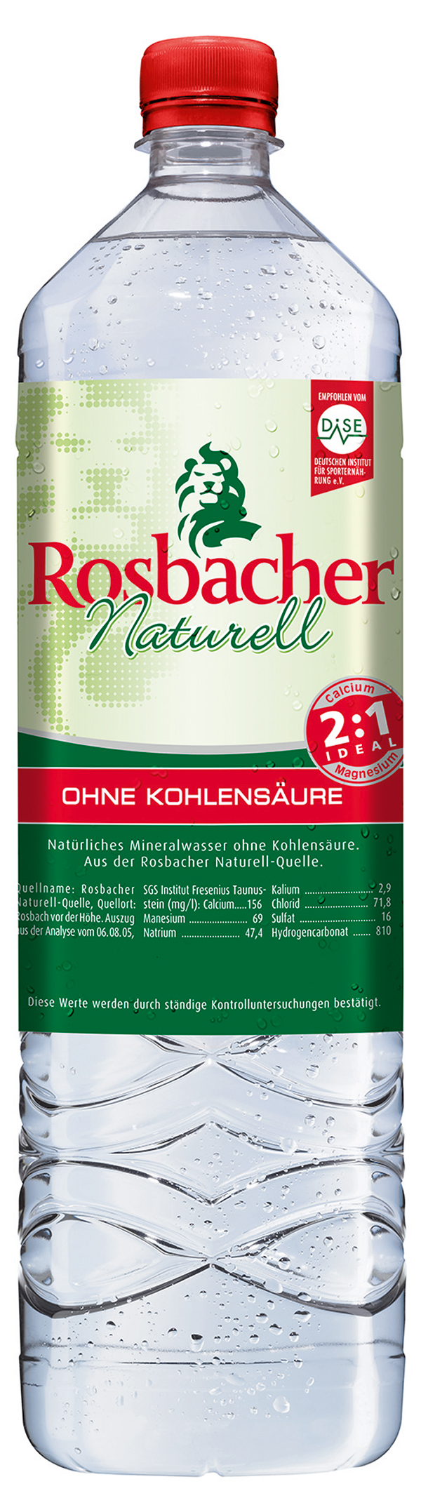 Rosbacher naturell  6 x 1,5 l (PET)