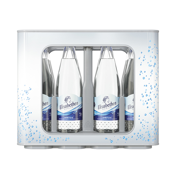 Elisabethen Quelle Spritzig Bio Mineralwasser 12 x 0,75 l (Glas)