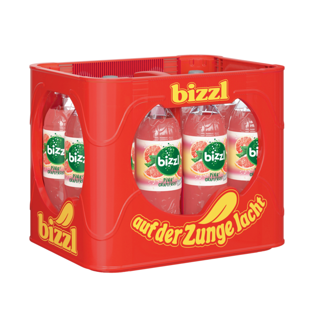 bizzl Pink-Grapefruit Zuckerfrei 12 x 1,0 l (PET)