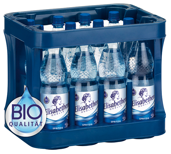 Elisabethen Quelle Spritzig Bio Mineralwasser 12 x 1,0 l (PET)