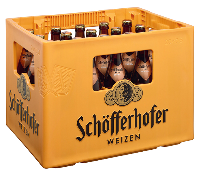 Schöfferhofer Hefe-Weizen Dunkel 20 x 0,5 l (Glas)