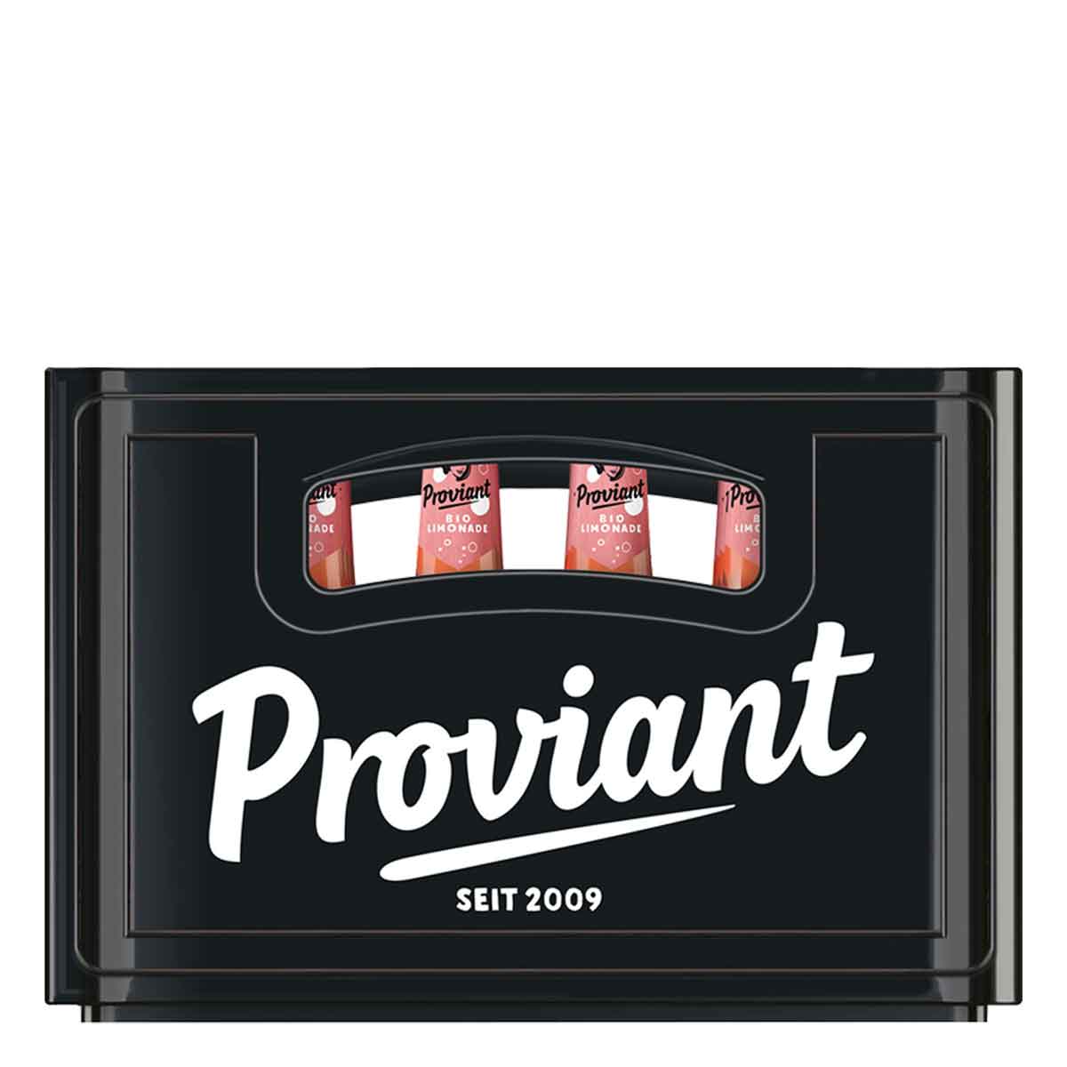 Proviant Bio Rhabarber-Limonade naturtrüb 24 x 0,33 l (Glas)