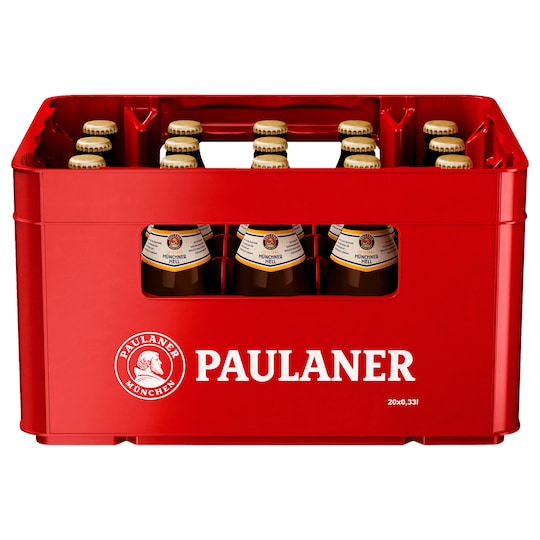 Paulaner original Münchner hell 20 x 0,33 l (Glas)