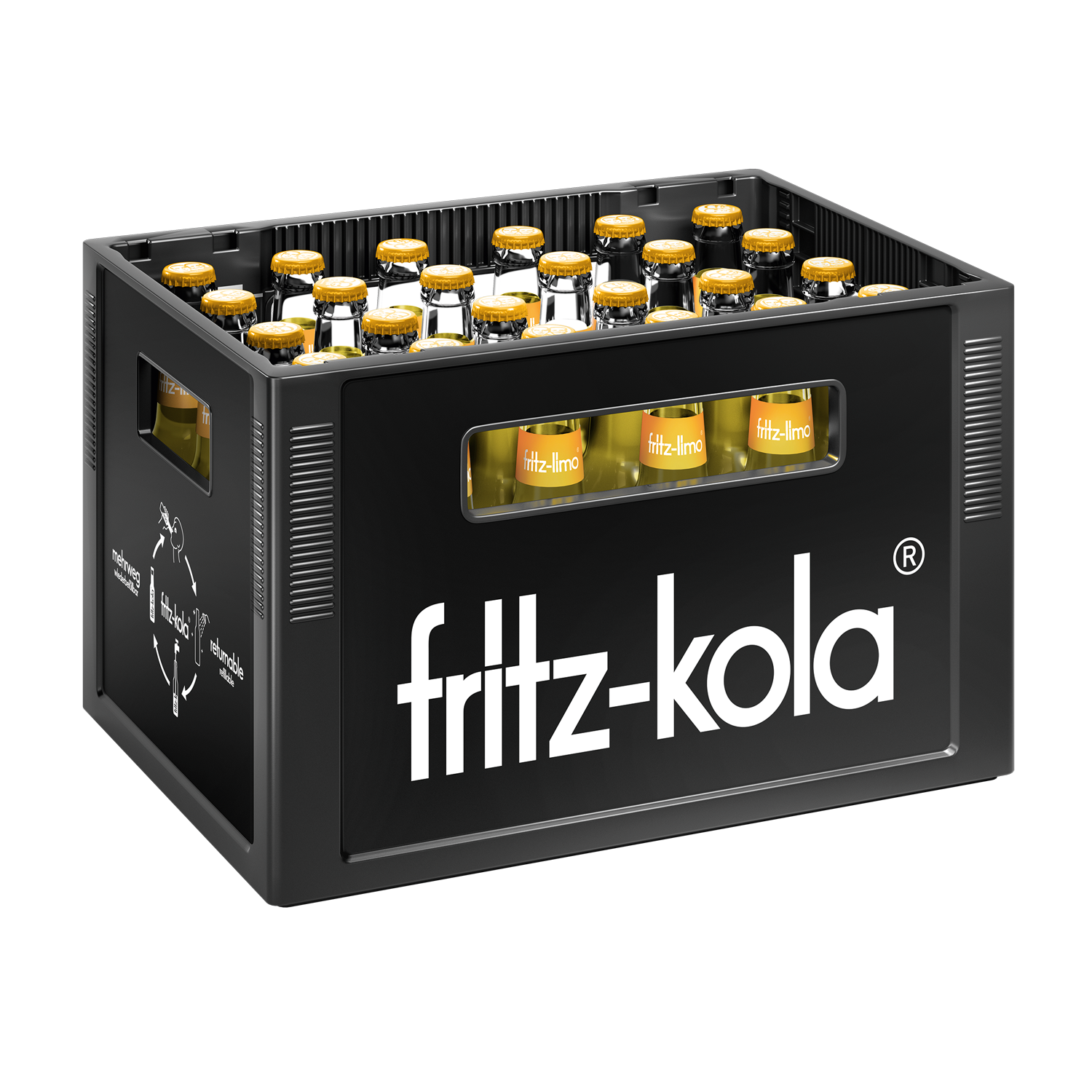 Fritz Zitronenlimonade 24 x 0,33 l (Glas)