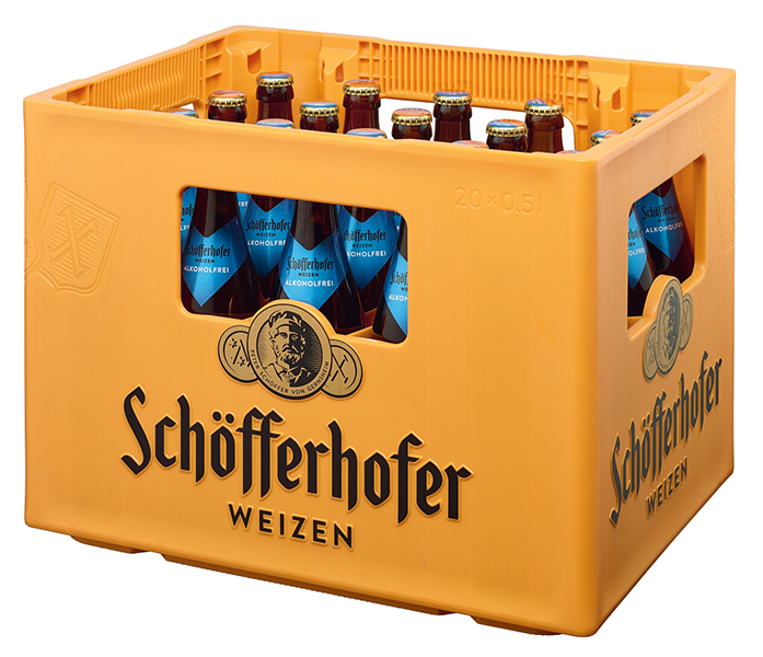Schöfferhofer Weizen alkoholfrei 20 x 0,5 l (Glas)