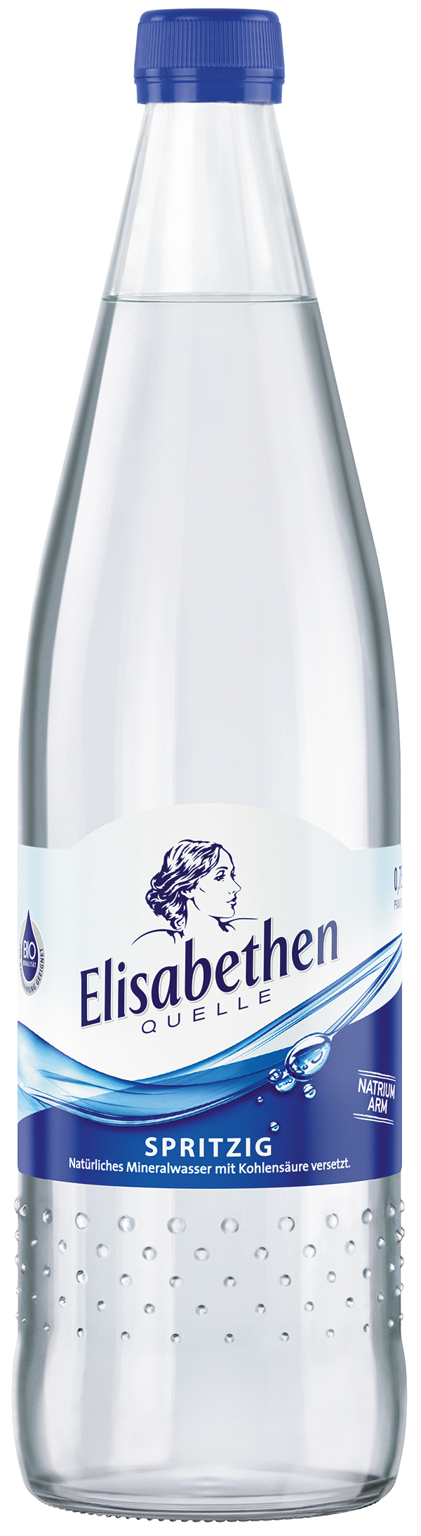 Elisabethen Quelle Spritzig Bio Mineralwasser 12 x 0,75 l (Glas)