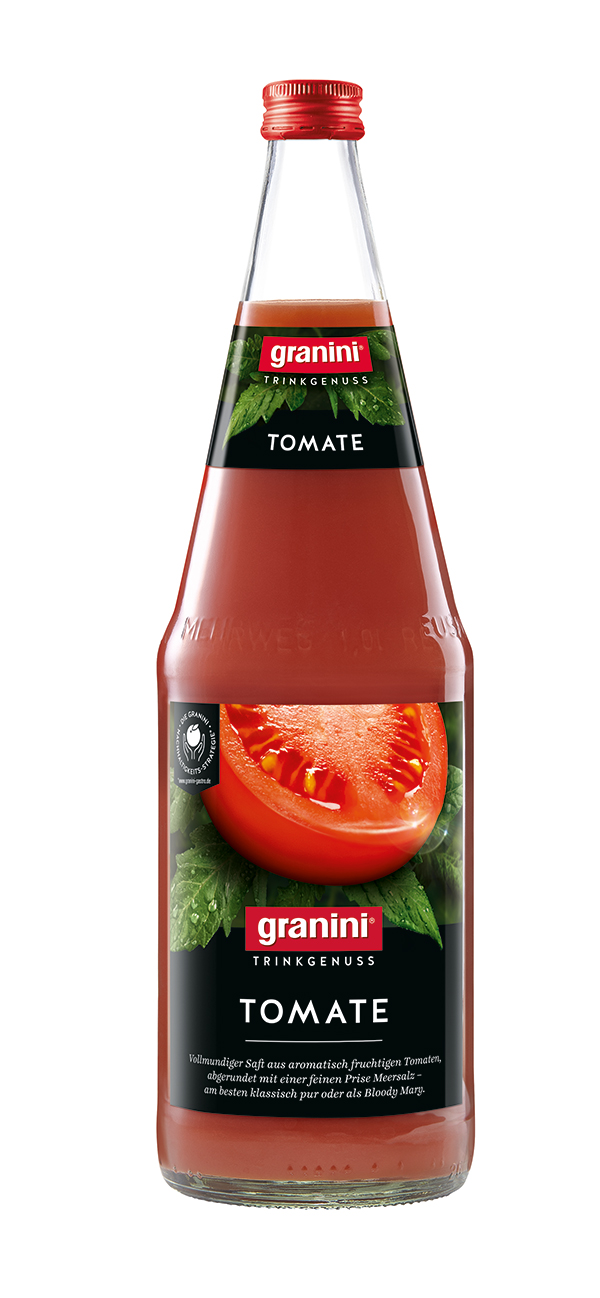 Granini Trinkgenuss Tomate  6 x 1,0 l (Glas)
