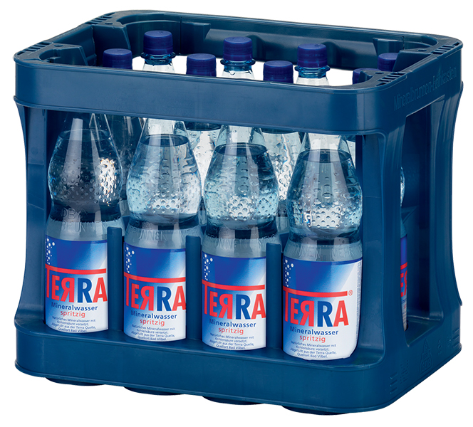 Terra Mineralwasser spritzig 12 x 1,0 l (PET)