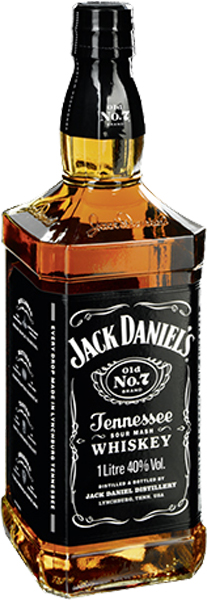 Jack Daniels Tennessee Whiskey 40% Vol.  1 x 1,0 l (Glas)