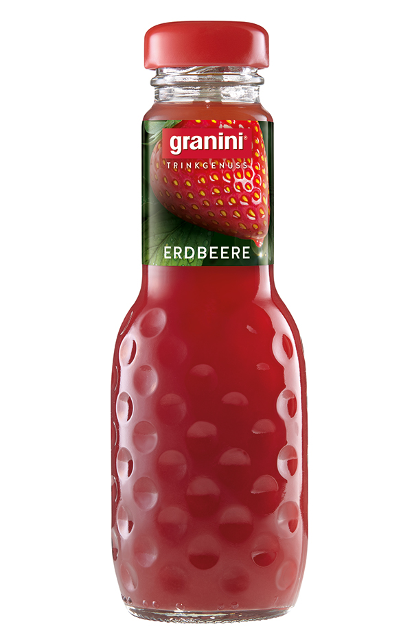 Granini Trinkgenuss Erdbeere 24 x 0,2 l (Glas)