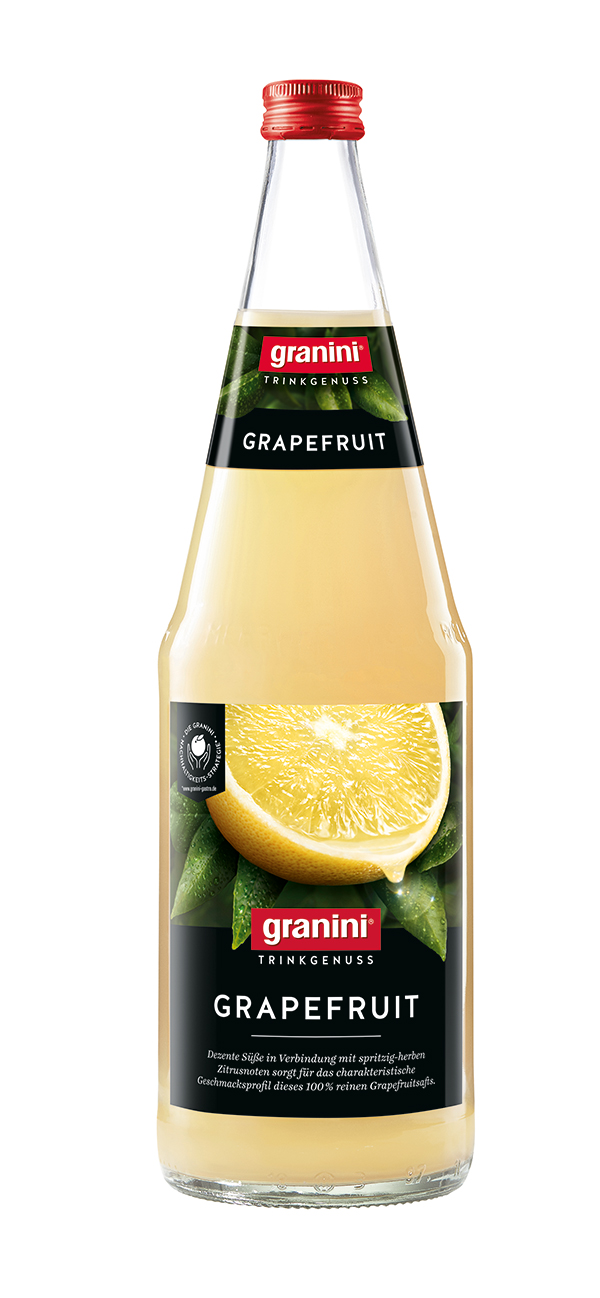 Granini Trinkgenuss Grapefruit weiß  6 x 1,0 l (Glas)