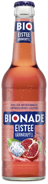 BIONADE Eistee Granatapfel 12 x 0,33 l  (Glas)