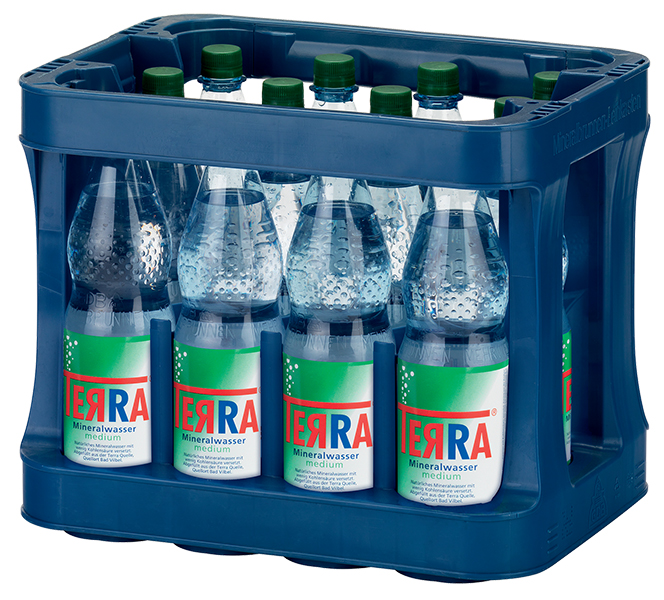 Terra Mineralwasser medium 12 x 1,0 l (PET)