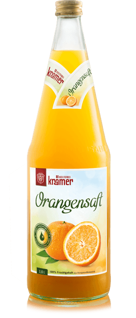 Krämer Orangensaft  6 x 1,0 l (Glas)