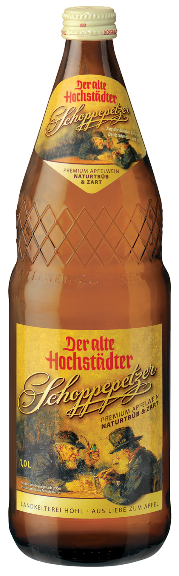 Der Alte Hochstädter Schoppenpetzer Apfelwein  6 x 1,0 l (Glas)