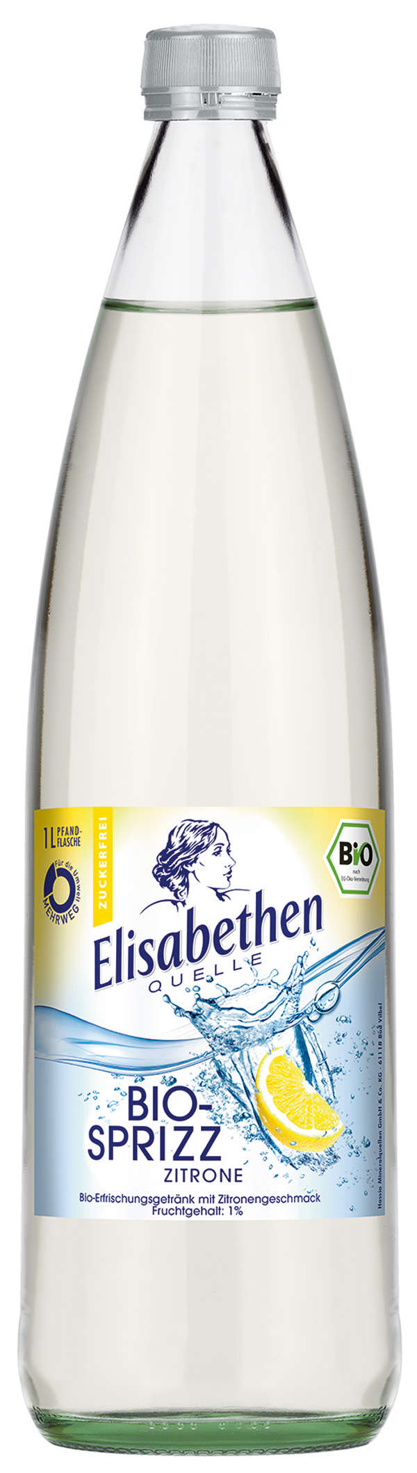 Elisabethen Bio-Sprizz Zitrone  6 x 1,0 l (Glas)