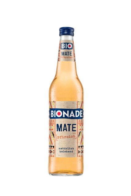 Bionade Bio Mate Pfirsich  10 x 0,5 l (Glas)