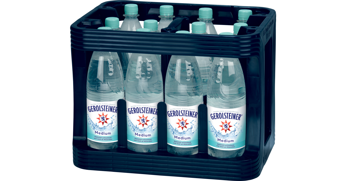 Gerolsteiner medium 12 x 1,0 l (PET)