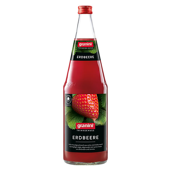 Granini Trinkgenuss Erdbeere  6 x 1,0 l (Glas)