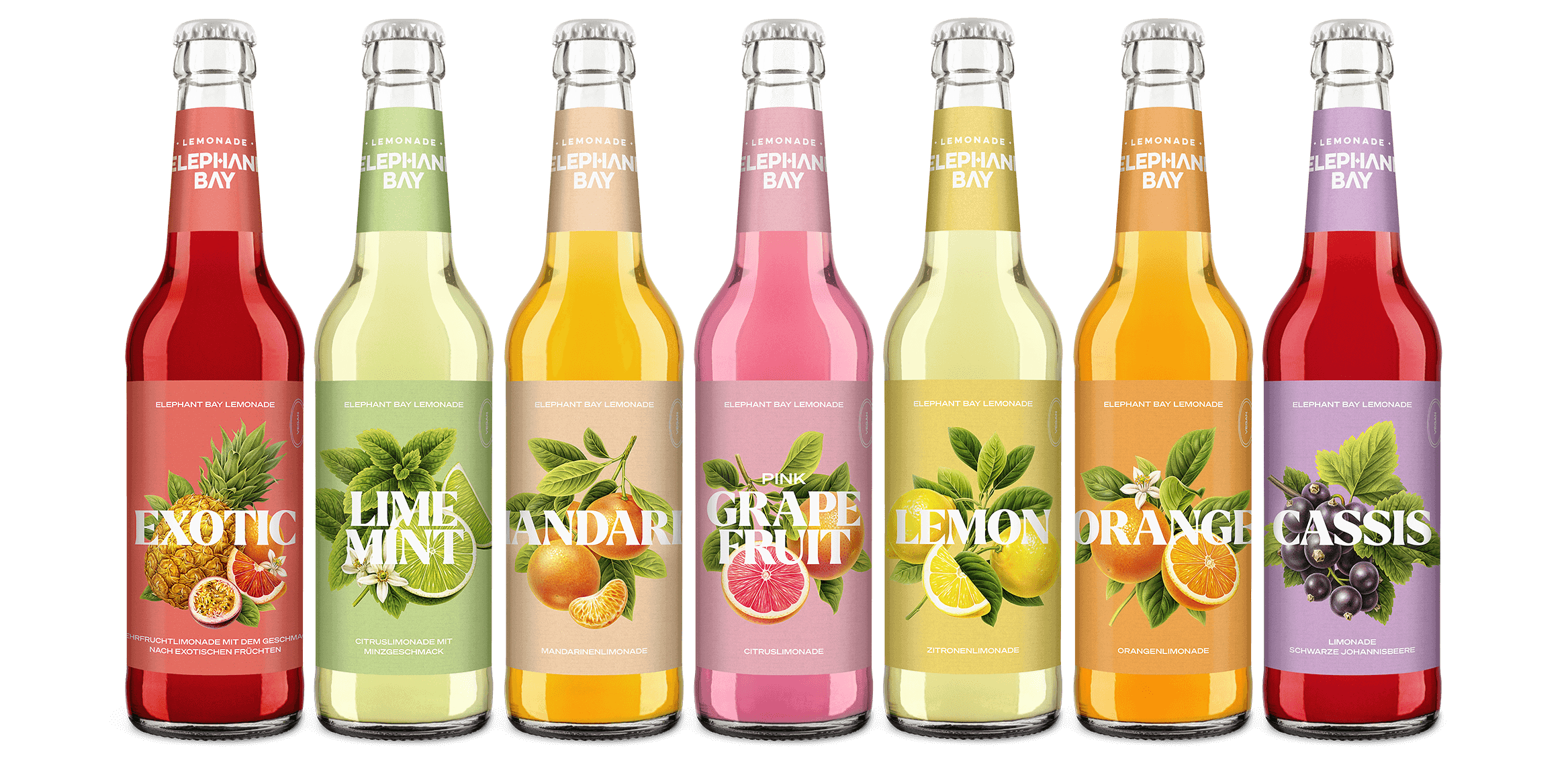 Elephant Bay Limonade Mischkiste 20 x 0,33 l (Glas)