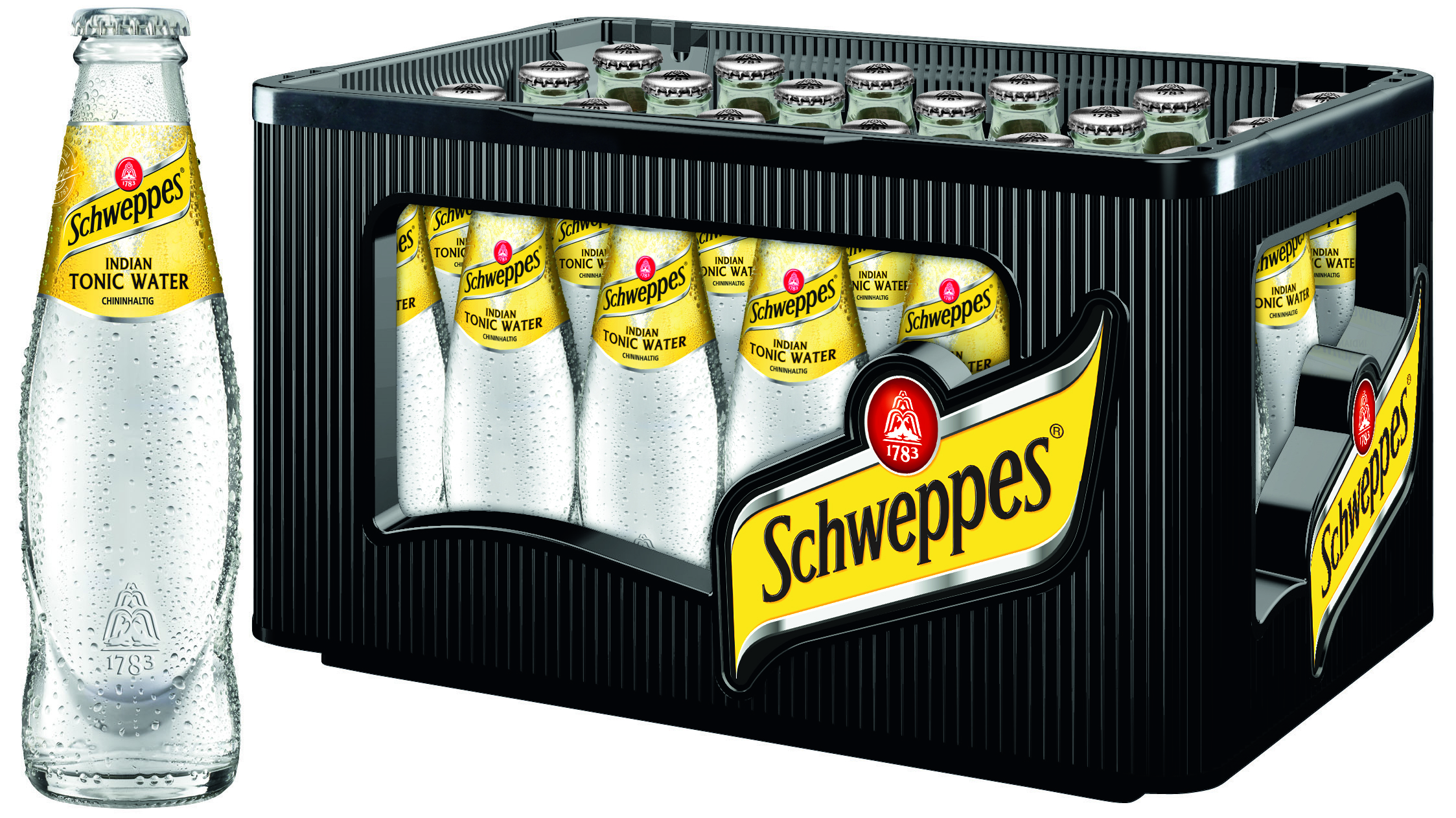 Schweppes Indian Tonic Water 24 x 0,2 l (Glas)