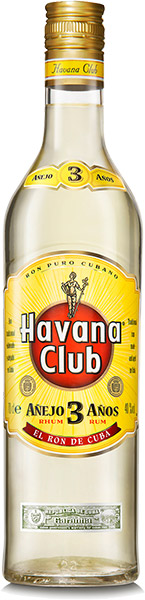 Havana Club 3 Años Rum 40 % Vol. 0,7 l (Glas)