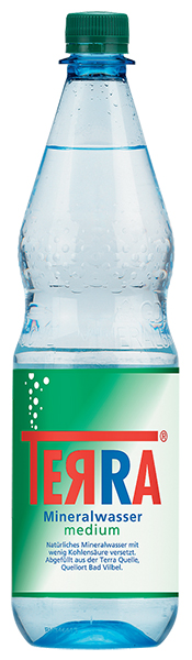 Terra Mineralwasser medium 12 x 1,0 l (PET)