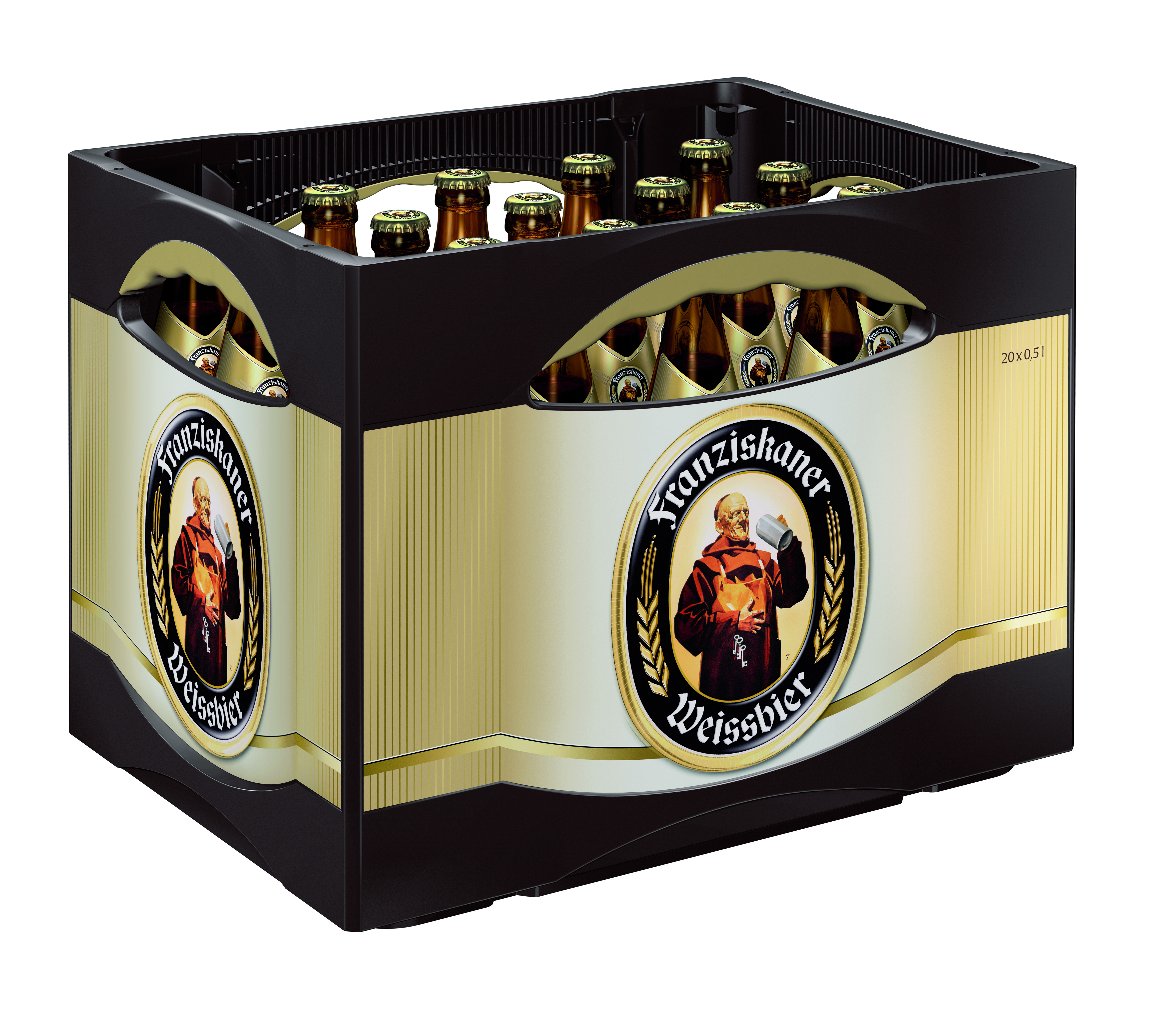Franziskaner Hefe-Weissbier trüb 20 x 0,5 l (Glas)