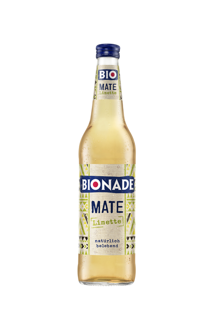 Bionade Bio Mate Limette  10 x 0,5 l (Glas)