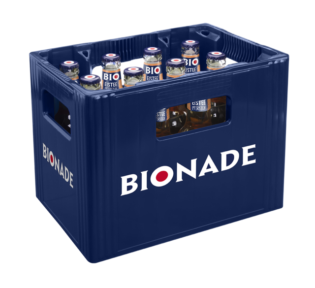 Bionade Eistee Pfirsisch 12 x 0,33 l  (Glas)