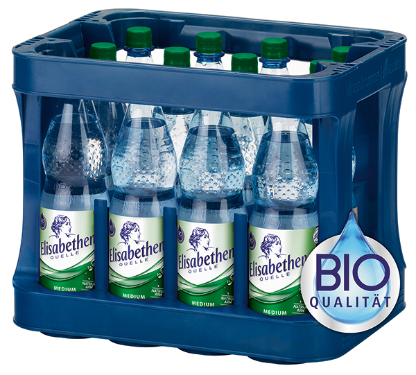 Elisabethen Quelle Medium Bio Mineralwasser 12 x 1,0 l (PET)