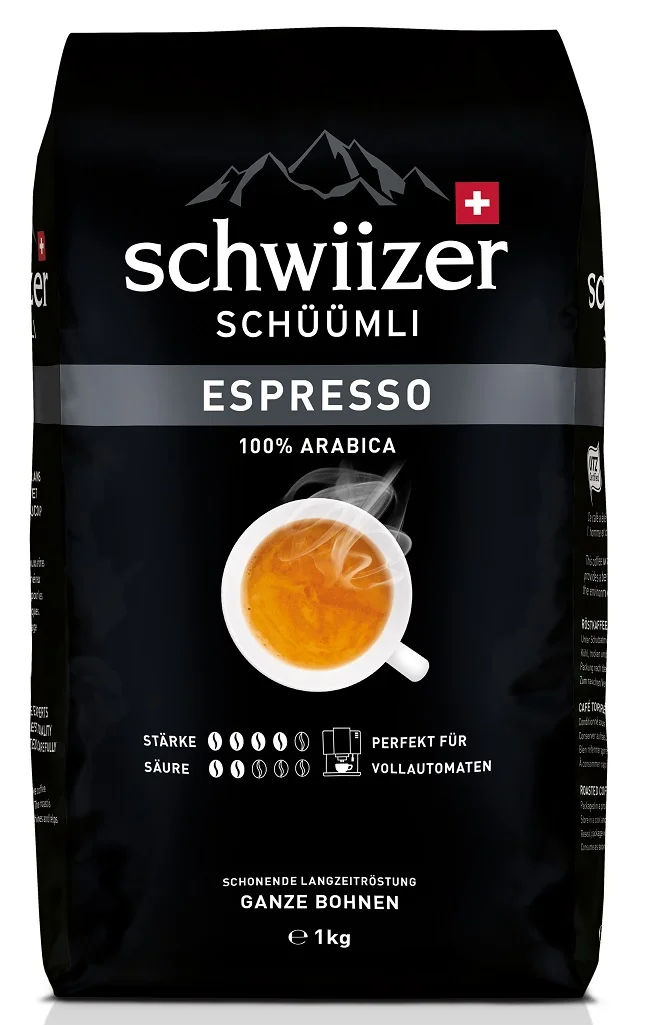 Schwiizer Schüümli Espresso Bohnen  1 x 1,0 kg Pkg