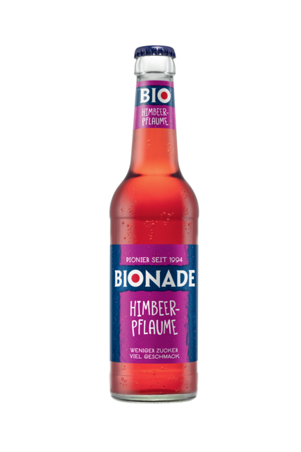 BIONADE Himbeer-Pflaume 12 x 0,33 l  (Glas)
