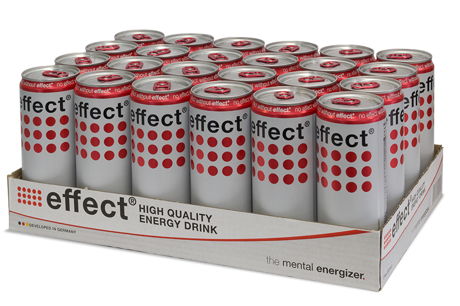 Effect Energy  Dosen in Mehrweg-Kiste 24 x 0,25 l (DPG)