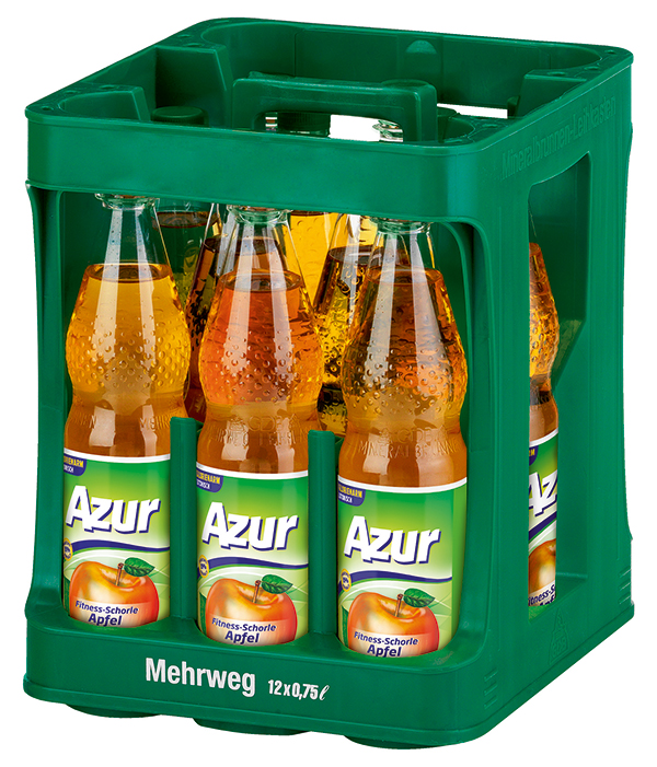 Azur Fitness Schorle Apfel 12 x 0,75 l (PET)