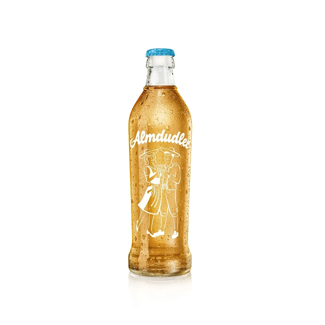 Almdudler Kräuterlimonade Zuckerfrei 24 x 0,35 l (Glas)