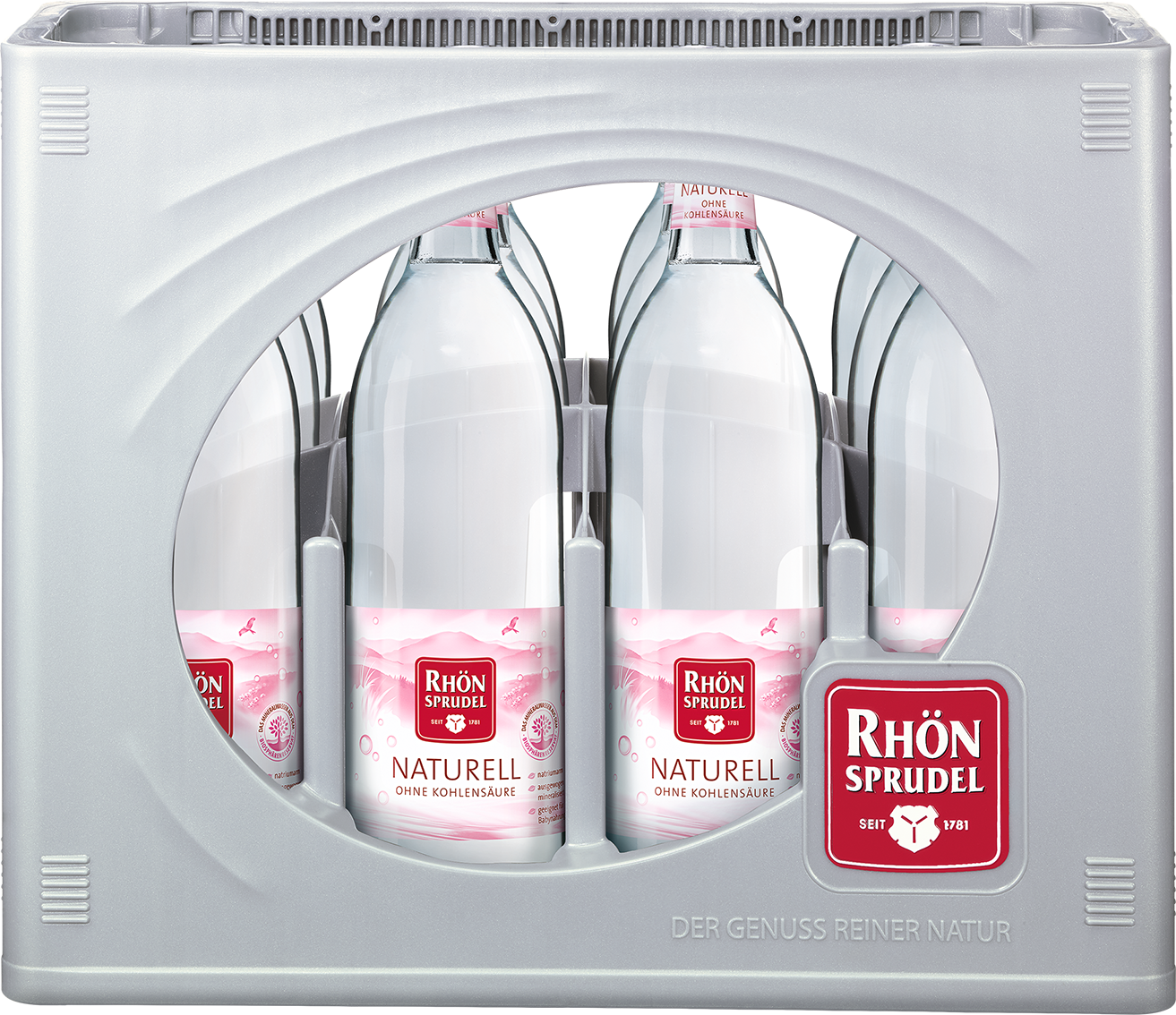 RhönSprudel Naturell 12 x 0,75 l (Glas)