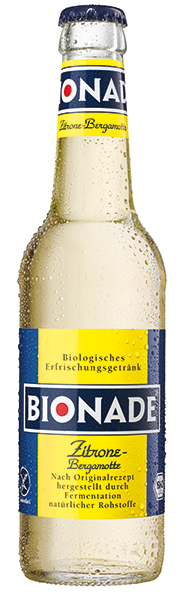 Bionade Zitrone Bergamotte 24 x 0,33 l (Glas)