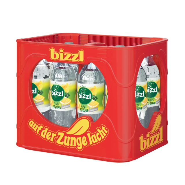 bizzl klare Zitrone Zuckerfrei 12 x 1,0 l (PET)