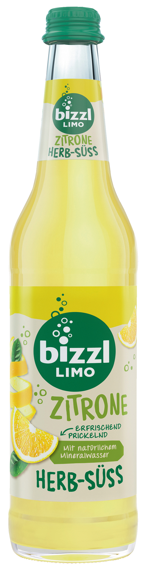 Bizzl HERB-SÜSS Zitrone  10 x 0,5 l (Glas)