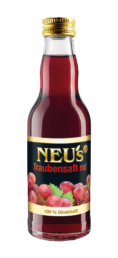 Neus Traubensaft rot 12 x 0,2 l (Glas)