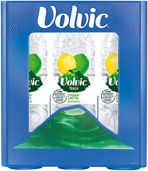 Volvic Touch Zitrone-Limette 6 x 1,5 l (PET)