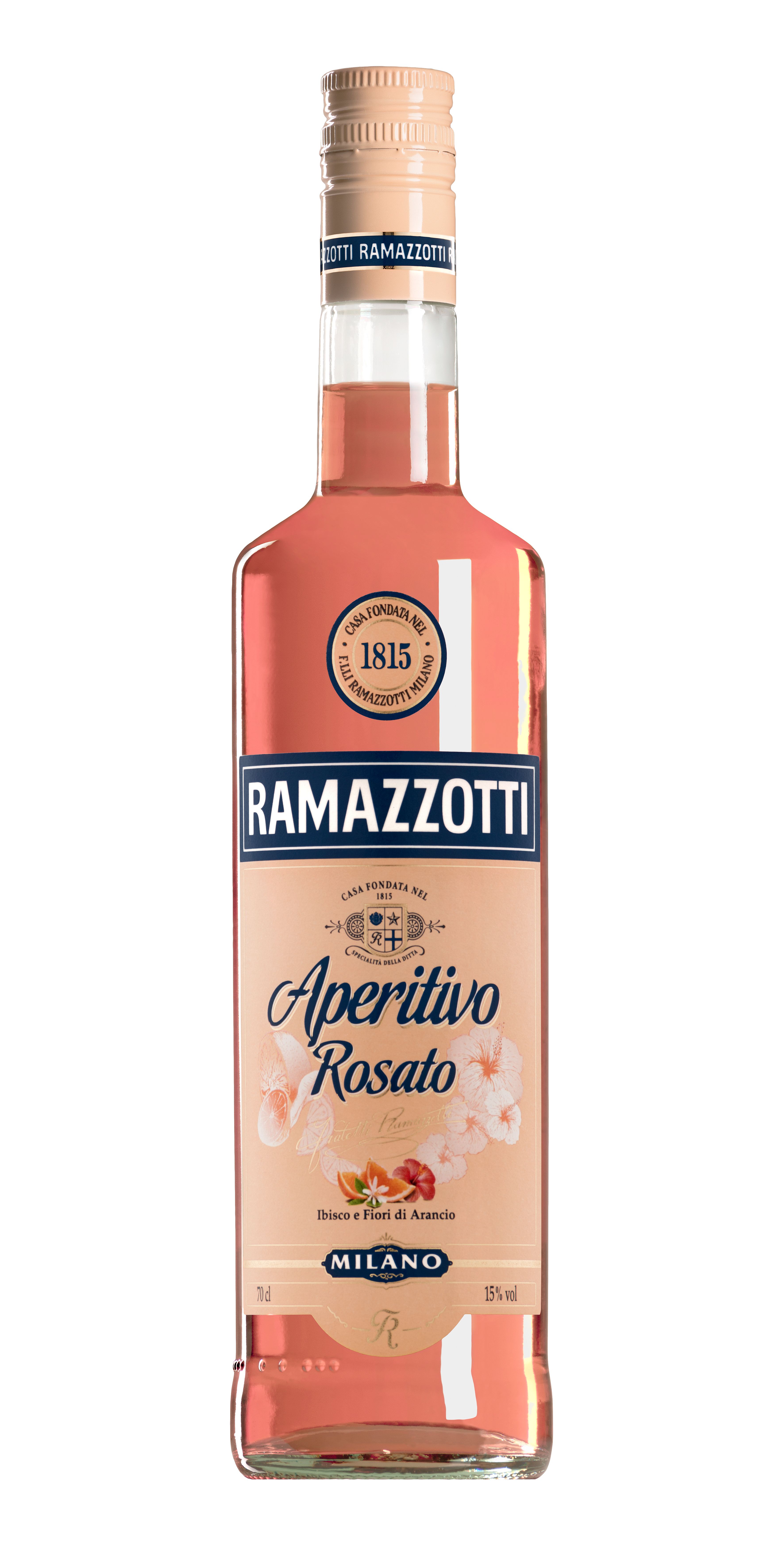 Ramazzotti Aperitivo Rosato 15 % Vol.  1 x 1,0 l (Glas)