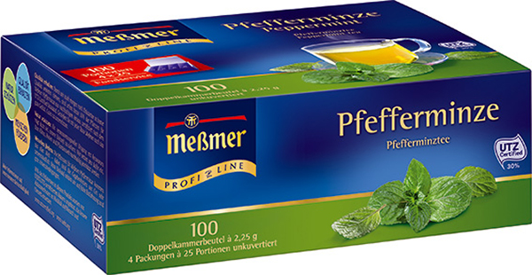 Meßmer ProfiLine Pfefferminz  Tee 100 St. x 1,5 g Pkg