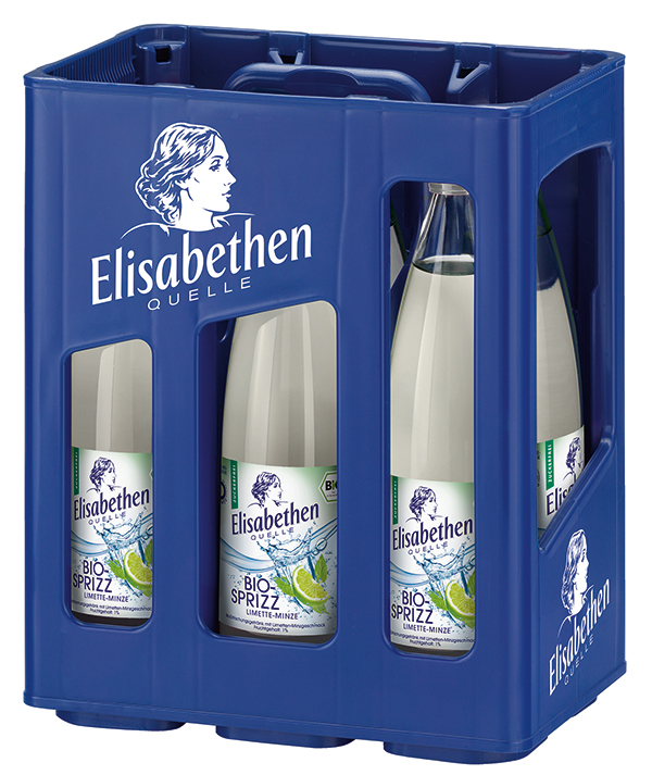 Elisabethen Bio-Sprizz Limette-Minze  6 x 1,0 l (Glas)