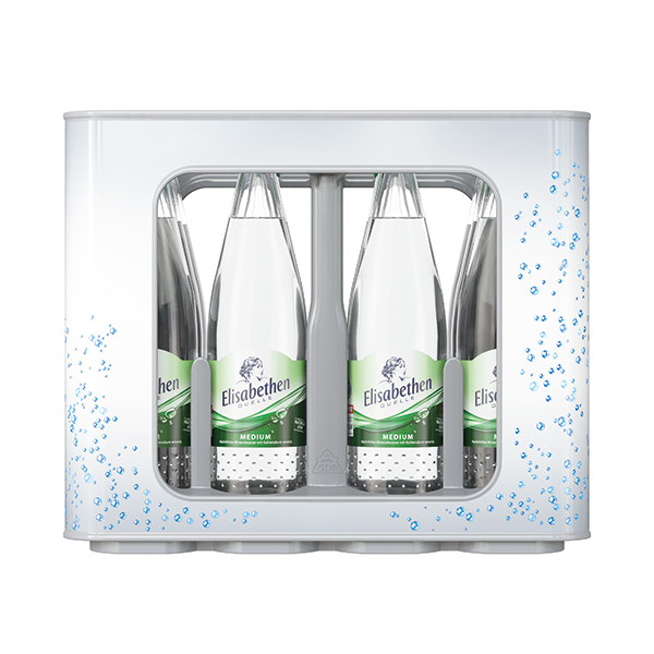 Elisabethen Quelle Medium Bio Mineralwasser 12 x 0,75 l (Glas)