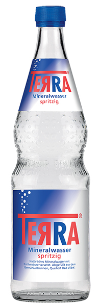 Terra Mineralwasser spritzig 12 x 0,7 l (Glas)