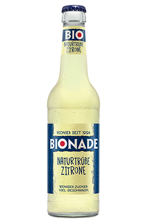 Bionade naturtrübe Zitrone 24 x 0,33 l (Glas)